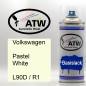 Preview: Volkswagen, Pastel White, L90D / R1: 400ml Sprühdose, von ATW Autoteile West.